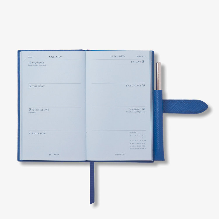 2027 Panama Weekly Diary with Pencil in Pastegrain