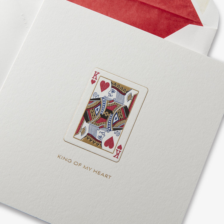 Love King Of My Heart Card