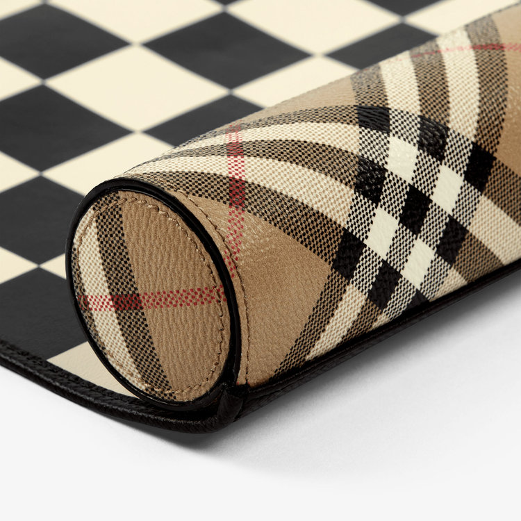 Smythson Burberry x Smythson Chess Roll in Panama BLACK