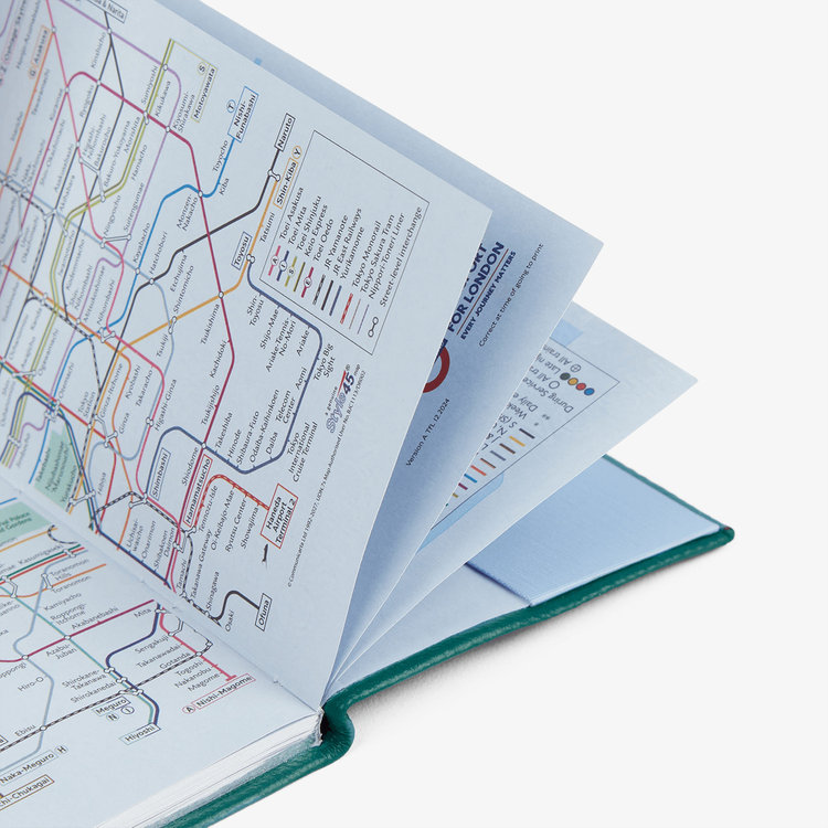 Smythson Pastegrain 2026 Panama Weekly Diary PETROL