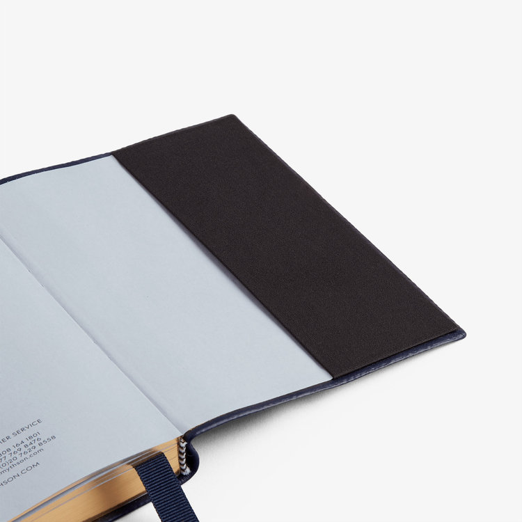 Smythson Pastegrain 2026 Premier Daily Fashion Diary NAVY