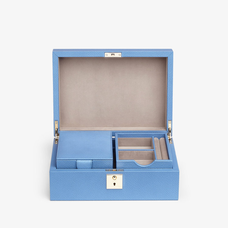 Panama Jewellery Box With Travel Tray