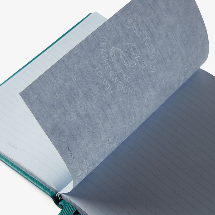 Smythson Pastegrain Soho Notebook PETROL