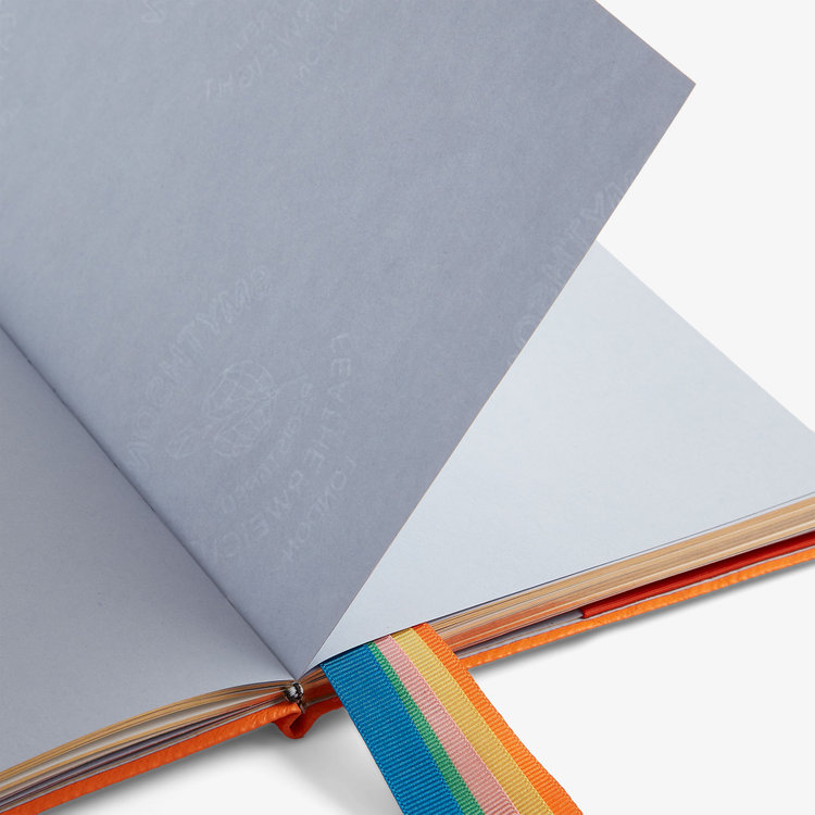 Smythson Pastegrain Soho My First Smythsonthson Erine BRIGHT TANGERINE