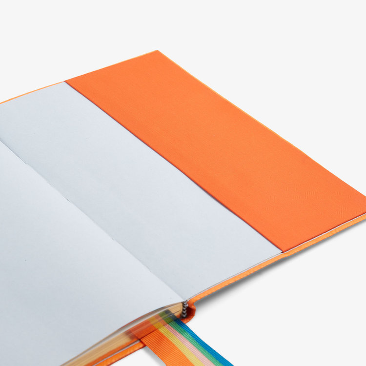 Smythson Pastegrain Soho My First Smythsonthson Erine BRIGHT TANGERINE