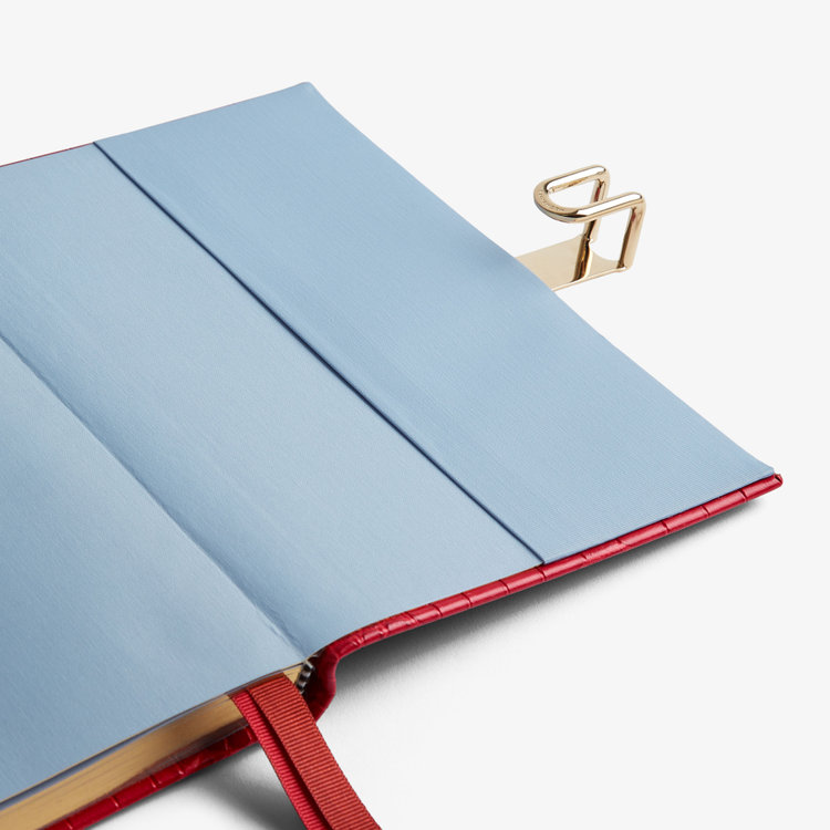 Smythson 【予約】2027 Soho Weekly Diary with Slide in Mara RED