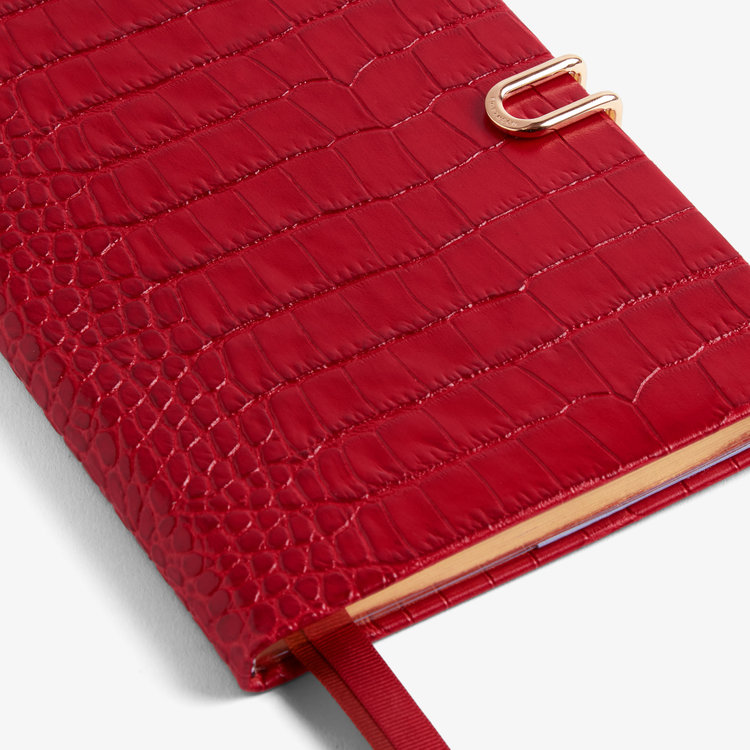 Smythson 【予約】2027 Soho Weekly Diary with Slide in Mara RED