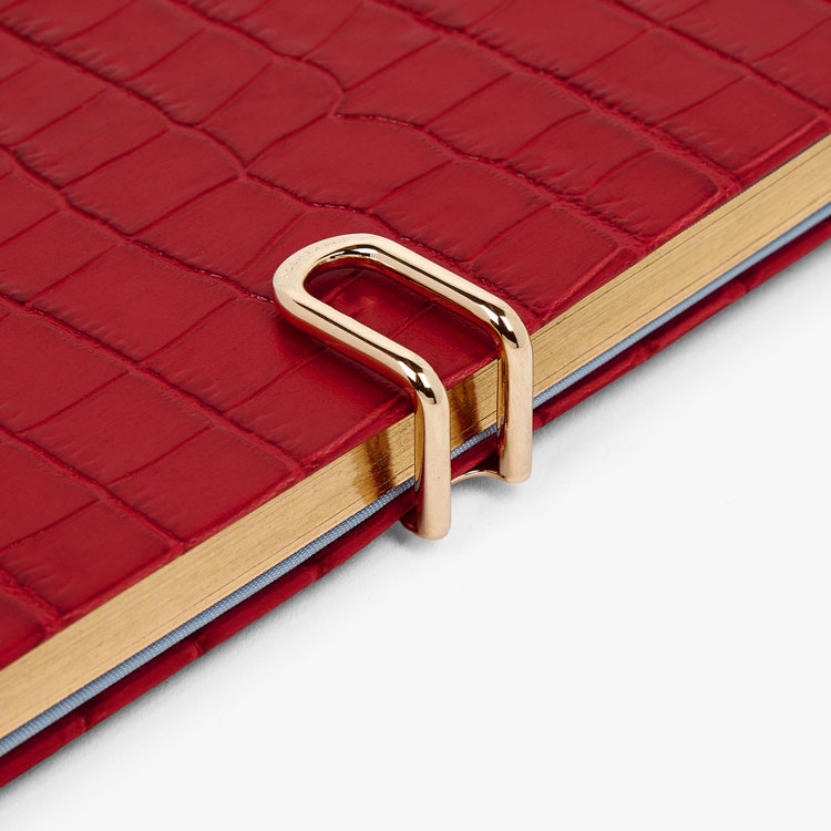 Smythson 【予約】2027 Soho Weekly Diary with Slide in Mara RED