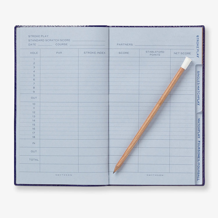 Pastegrain Panama Golf Notes With Pencil Index