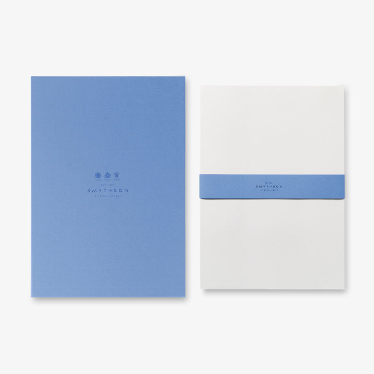 Smythson Plain Kings Sheets X50 WHITE WOVE