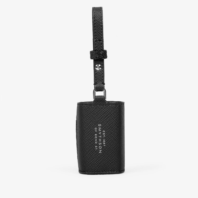 Smythson Dog Bags Holder in Panama BLACK