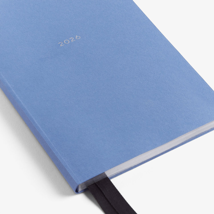 Smythson 【予約】2027 Evergreen Diary Refill NILE BLUE