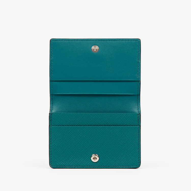 Panama Folded Card Case with Snap Closure