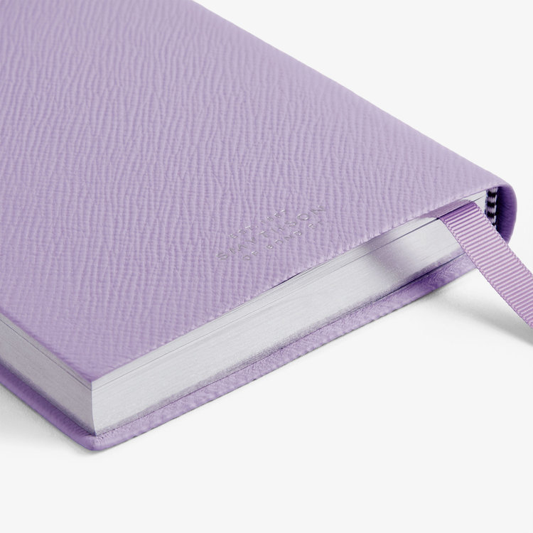 Smythson Pastegrain 2026 Premier Daily Fashion Diary LILAC