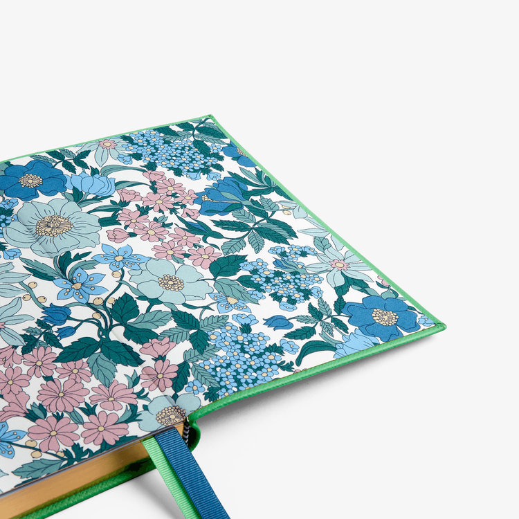 Smythson Pastegrain Soho Notebook SHAMROCK