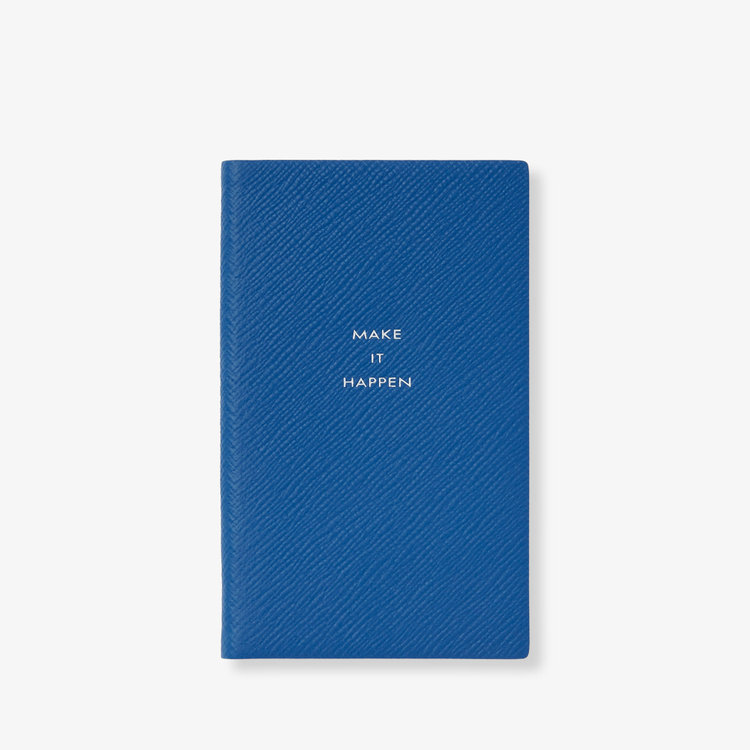 Smythson Pastegrain Panama Make It Happen CERULEAN
