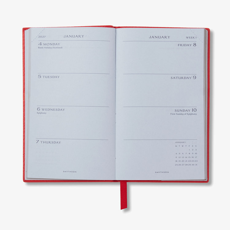 【予約】2027 Panama Weekly Diary in Pastegrain