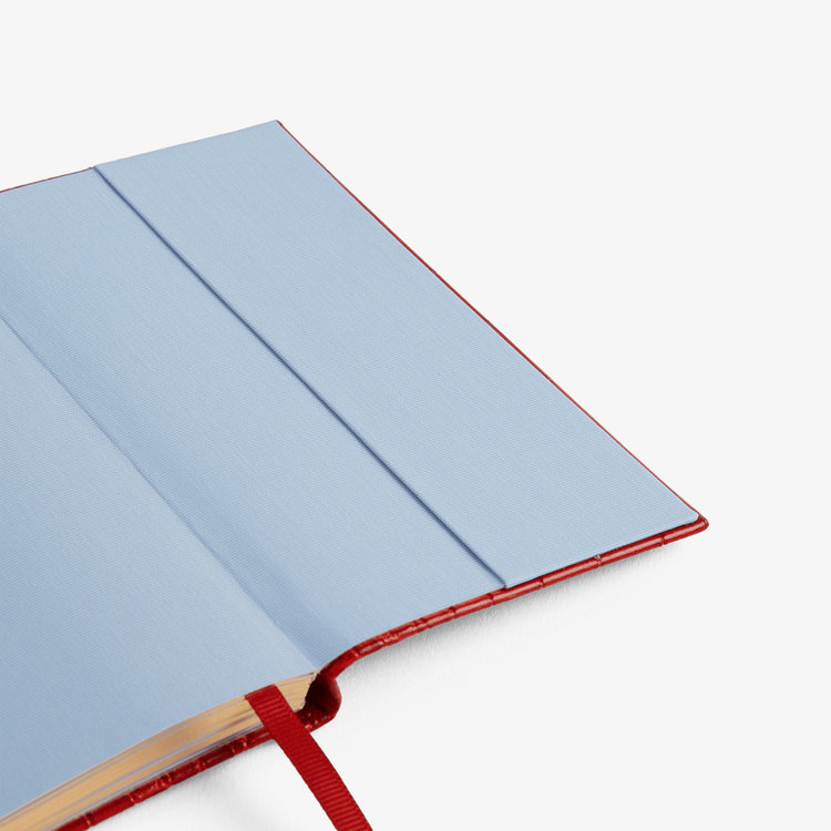 Smythson 【予約】2027 Panama Weekly Diary in Mara RED