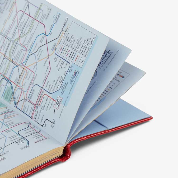 Smythson 【予約】2027 Panama Weekly Diary in Mara RED