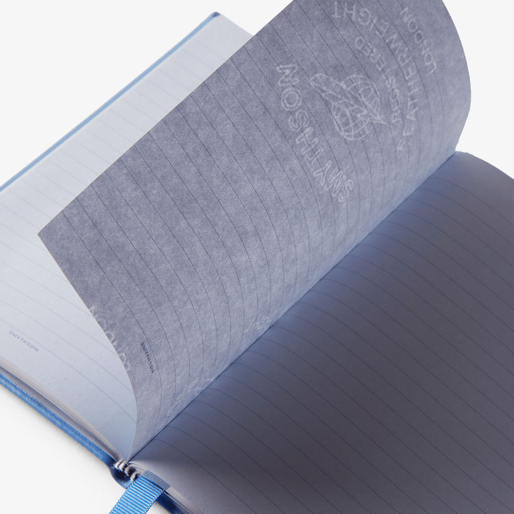 Smythson Pastegrain Chelsea Notebook Masterpiece NILE BLUE