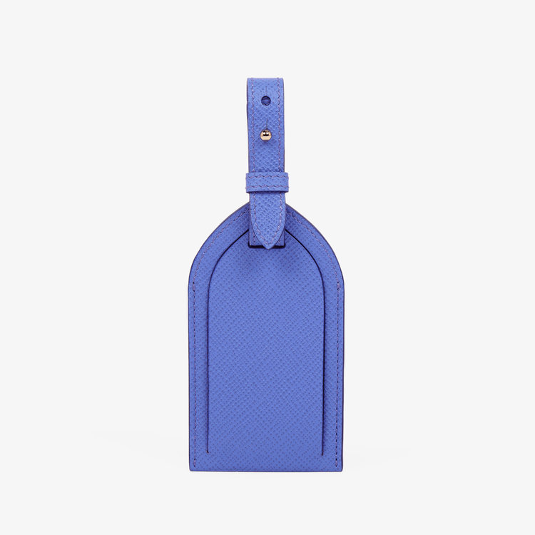 Smythson Panama Luggage Tag ULTRA VIOLET