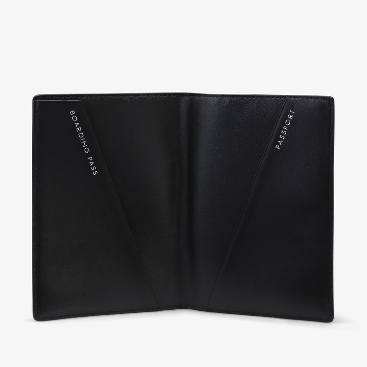 Smythson Ludlow Passport Cover NAVY