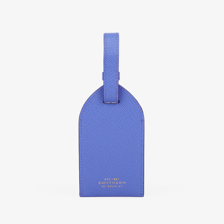 Smythson Panama Luggage Tag ULTRA VIOLET