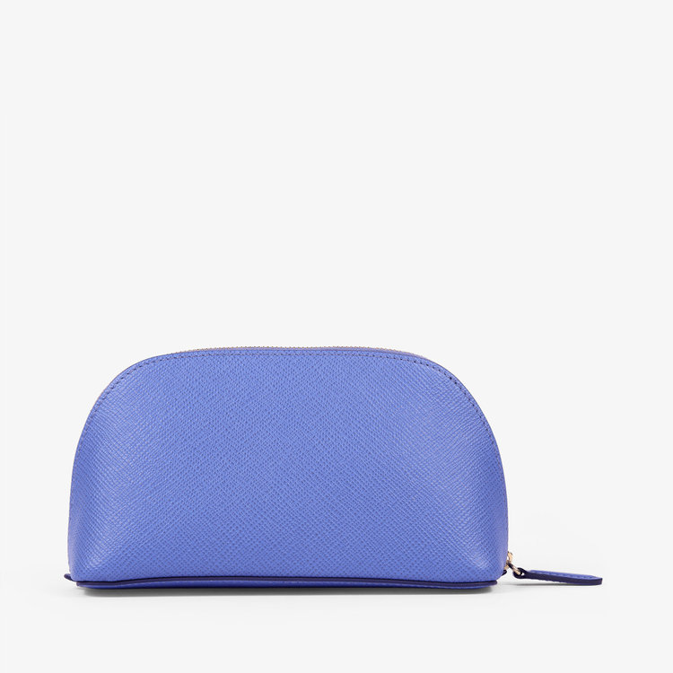 Smythson Panama Cosmetic Case ULTRA VIOLET