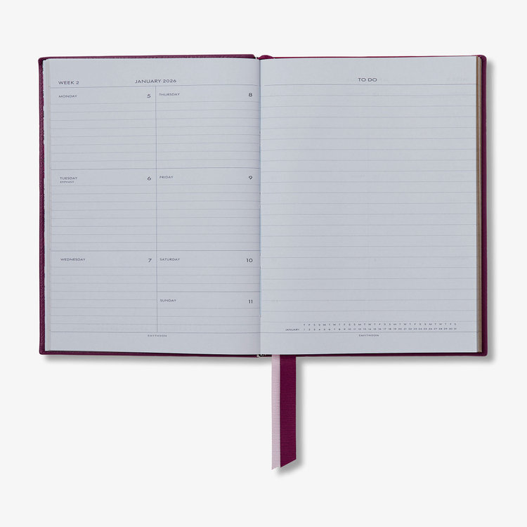 【予約】2027 Soho Liberty Weekly Diary in Pastegrain