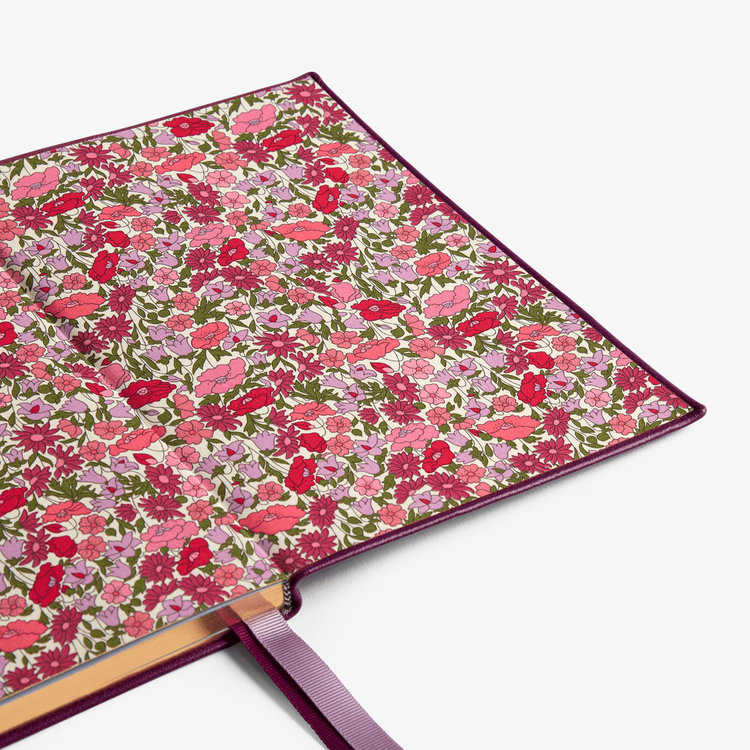 Smythson 【予約】2027 Soho Liberty Weekly Diary in Pastegrain BRIGHT PURPLE