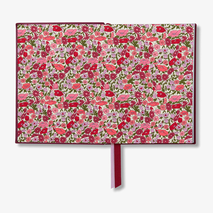 Smythson 【予約】2027 Soho Liberty Weekly Diary in Pastegrain BRIGHT PURPLE