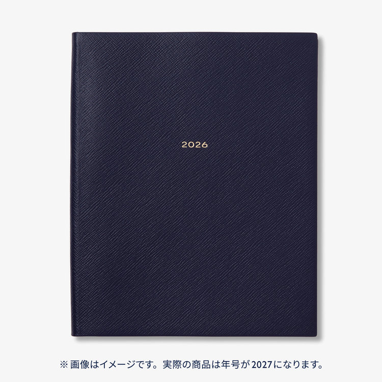 【予約】2027 Portobello Vertical Weekly Diary in Pastegrain