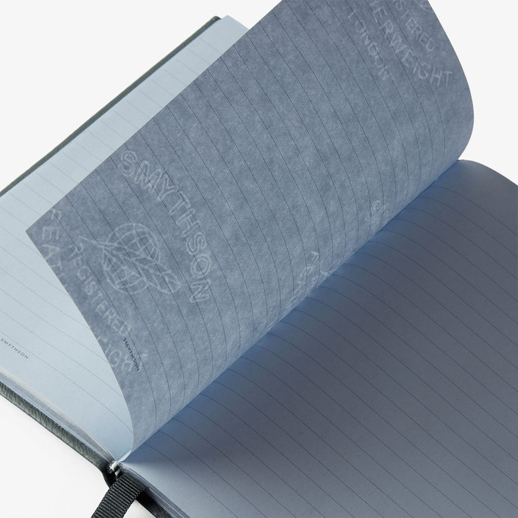 Smythson Pastegrain Chelsea Notes SLATE GREEN