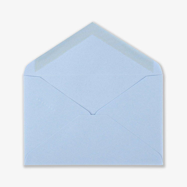 Smythson Plain Kings Envelopes X25 BOND ST BLUE