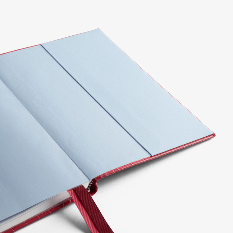 Smythson Mara 2026 Soho Weekly Diary RASPBERRY