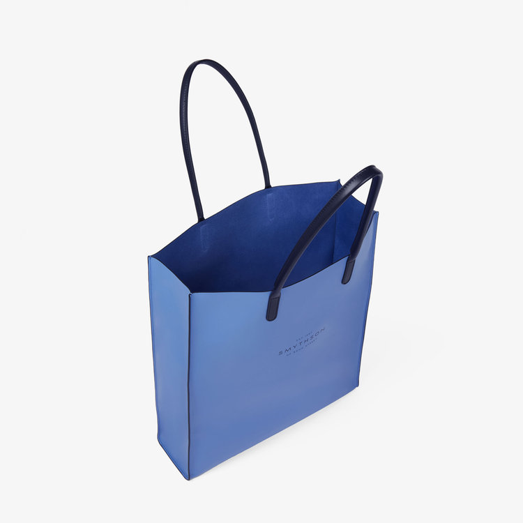 Smythson Pavilion Kingly Tote SMYTHSON BLUE