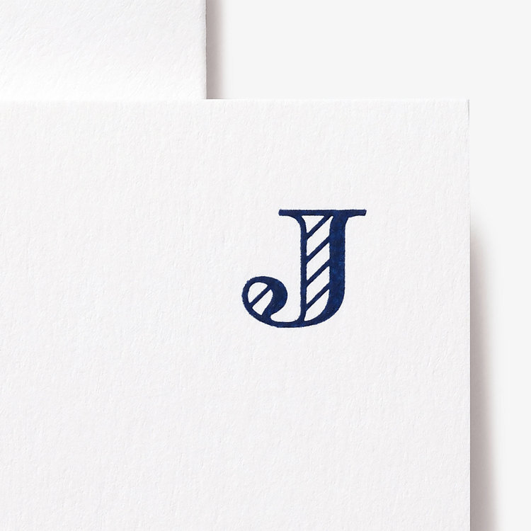 Initial J Alphabet 10 Card Set