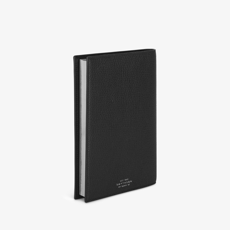Smythson Ludlow Refillable Evergreen Notebook BLACK