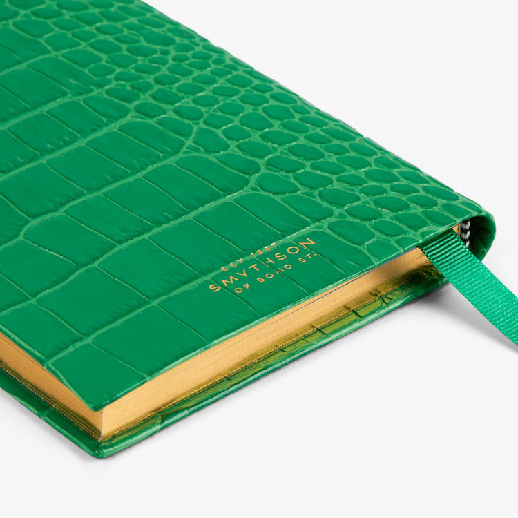 Smythson Chelsea Notebook in Mara JADE