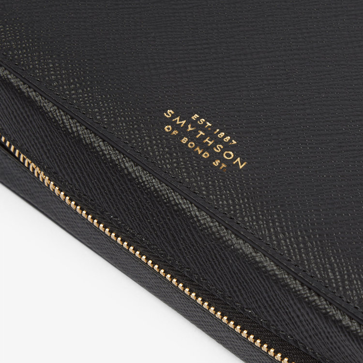 Smythson Artist Folio in Panama BLACK