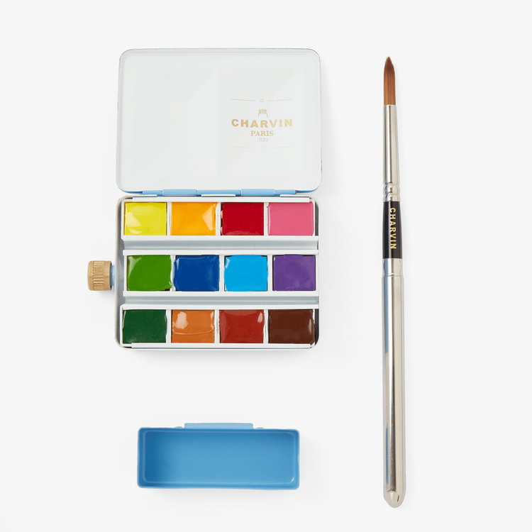 Smythson Artist Folio in Panama BLACK
