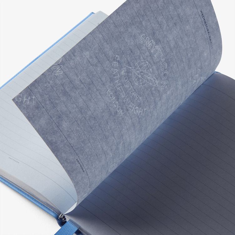 Smythson Pastegrain 2026 Soho Daily Diary NILE BLUE