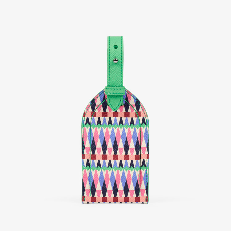 Luggage Tag in Panama Harlequin