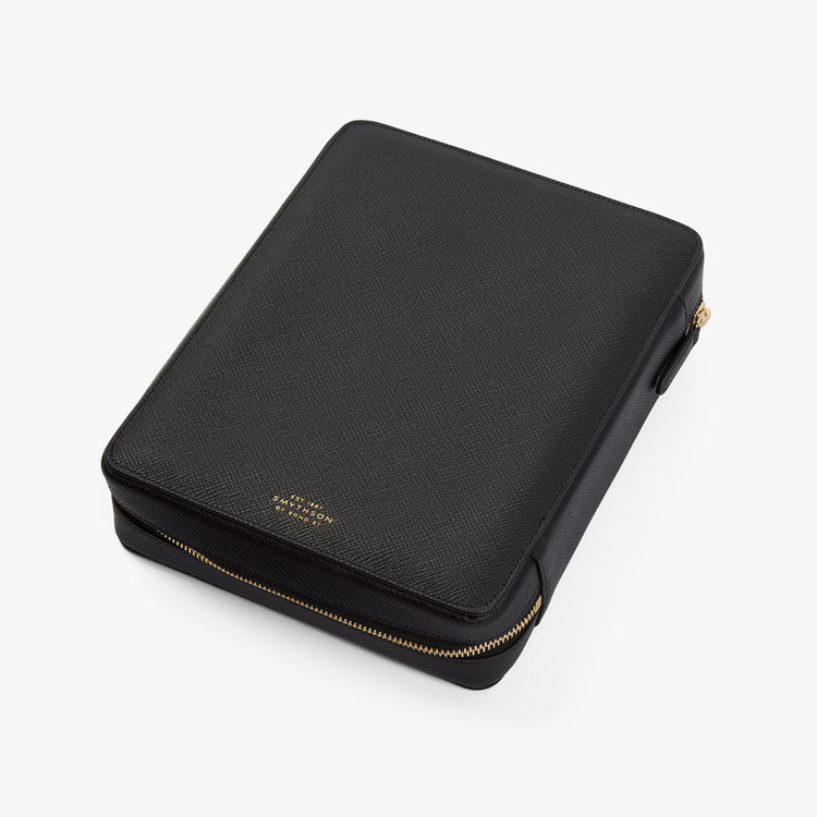Smythson Artist Folio in Panama BLACK