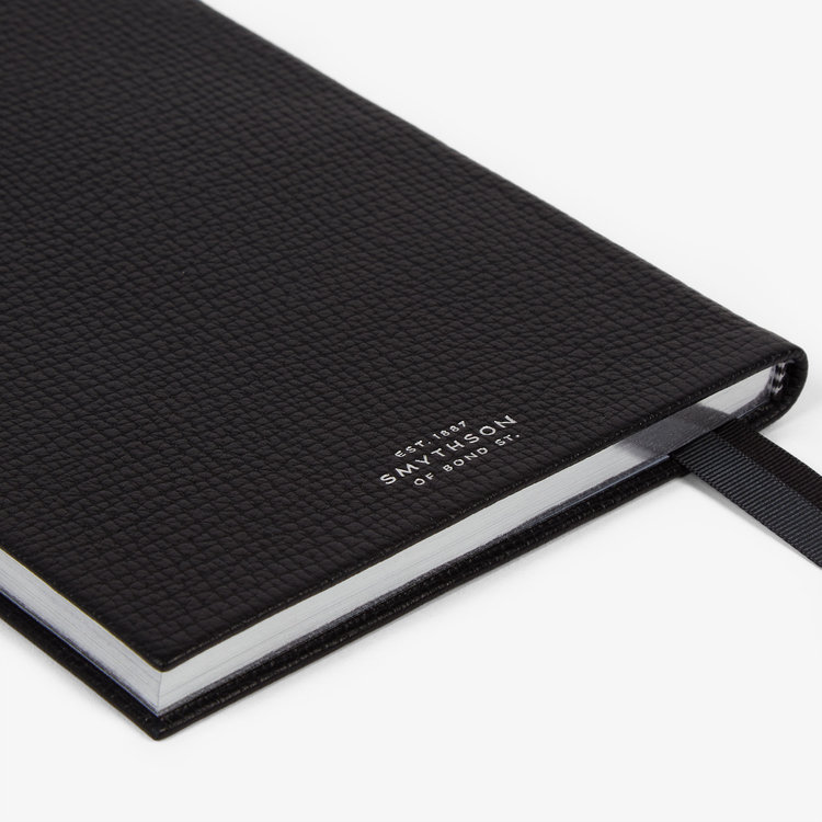 Smythson 【予約】2027 Soho Weekly Diary in Ludlow BLACK