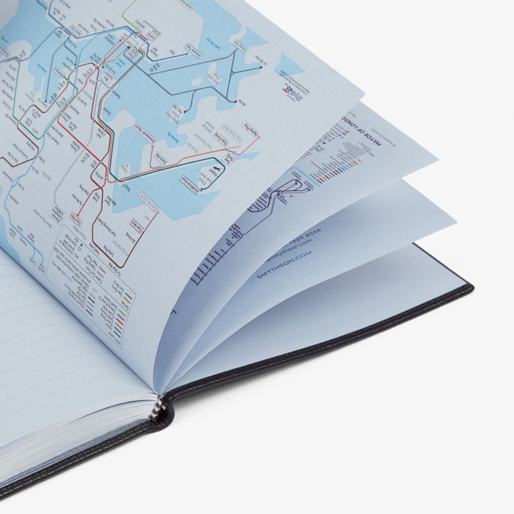 Smythson 【予約】2027 Soho Weekly Diary in Ludlow BLACK