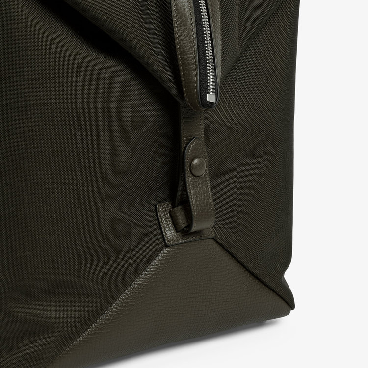 Smythson Travel Bag in Norton Canvas D MOSS