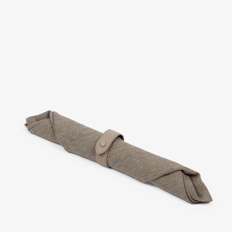 Smythson Panama Napkin Rings SANDSTONE