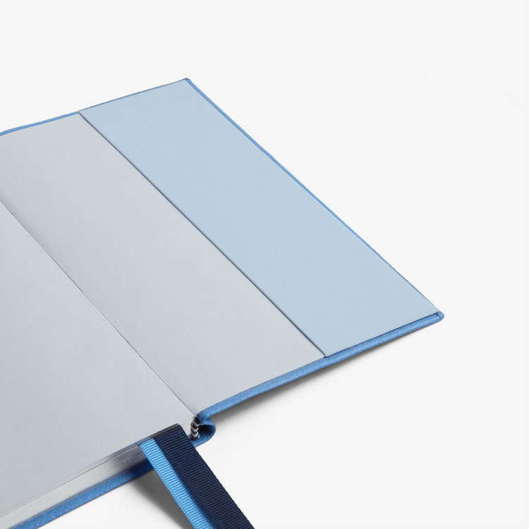 Smythson 【予約】2027 Chelsea Weekly Diary in Pastegrain NILE BLUE