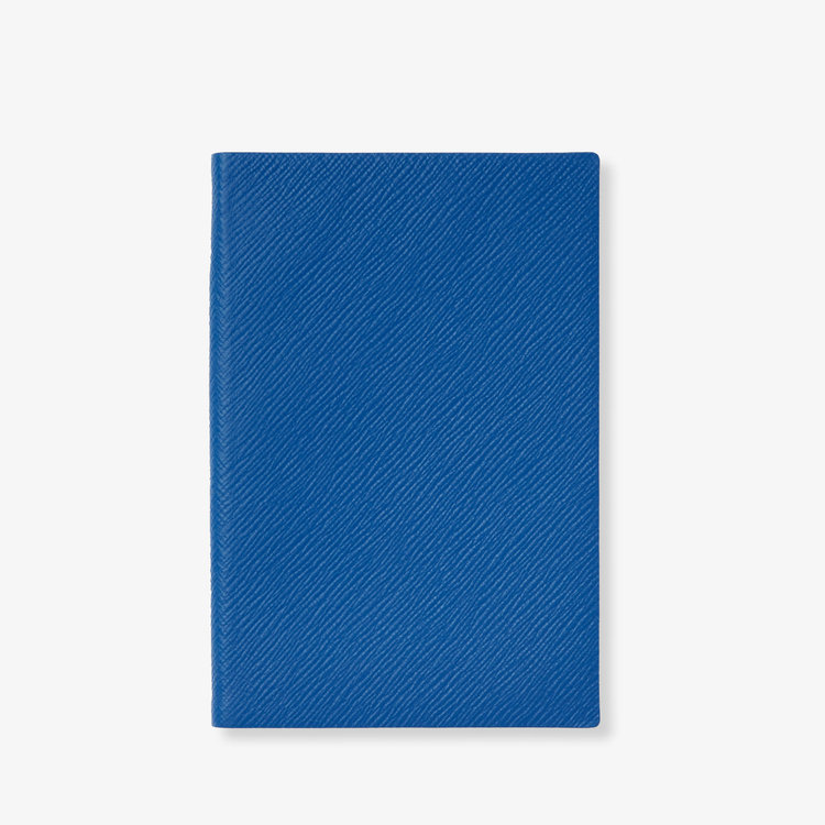 Smythson Pastegrain Chelsea Notebook CERULEAN